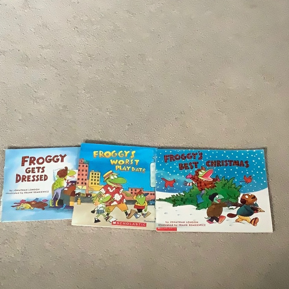 I’m selling three froggy books that are old